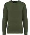 NS414 Native Spirit Unisex Terry 280 Sweatshirt Washed Organic Khaki colour image
